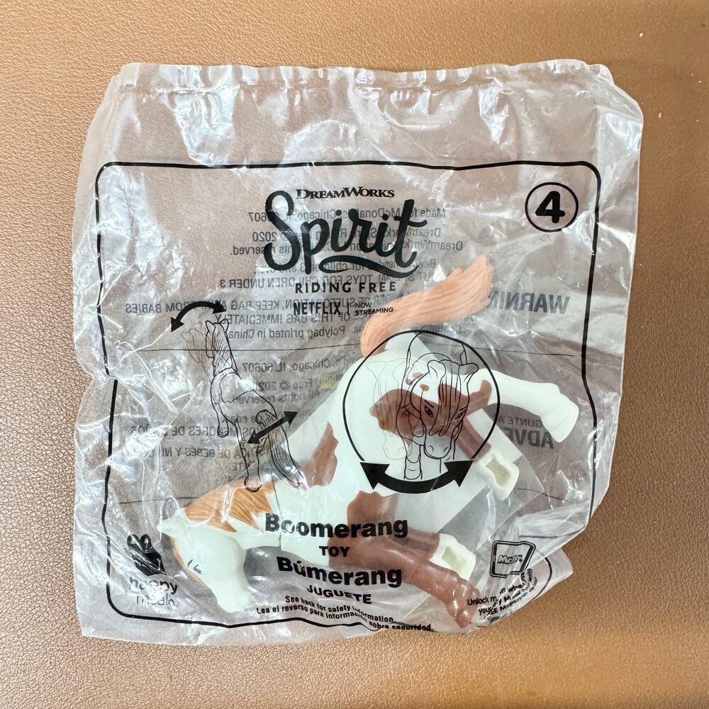 McDonalds Happy Meal Toy 2020 Dreamworks Spirit Riding‎ Free Boomerang Toy 4+